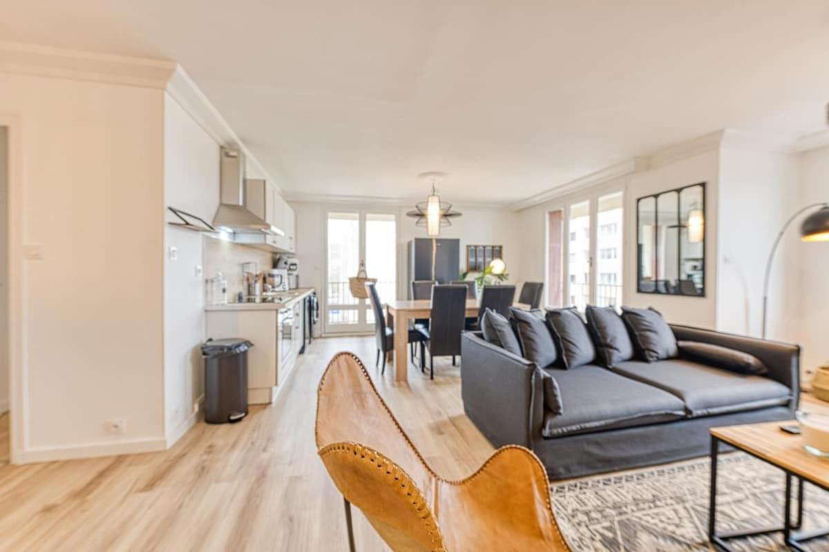 Magnificent Apartment, 4 Bedrooms, Fiber Wifi Гренобъл Екстериор снимка